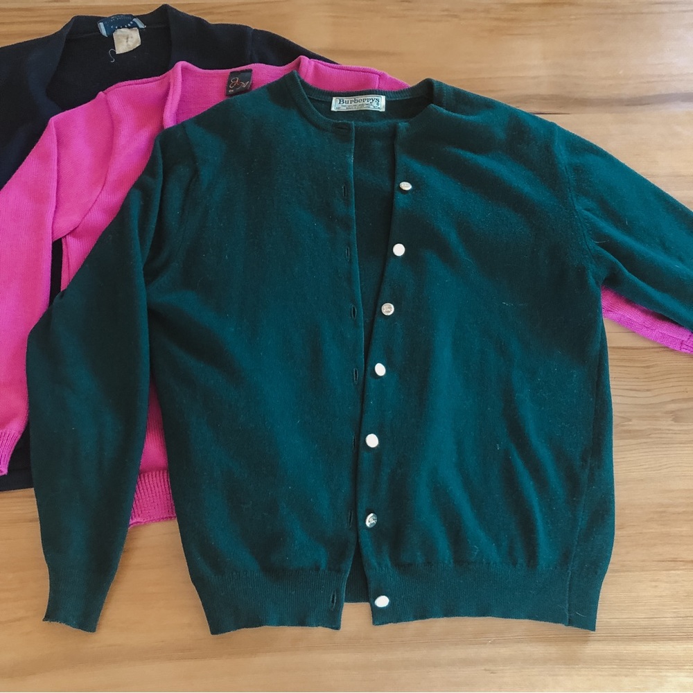 BURBERRY Wool cardigan bundle